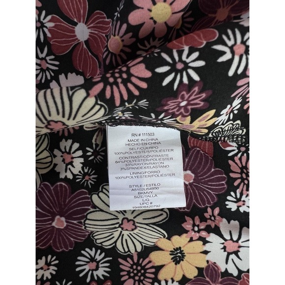 Lily Rose Medium‎ Multicolored Floral Dress Size:L. NWOT - Picture 10 of 11